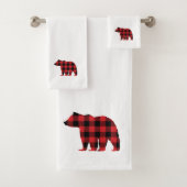 Beer Buffalo Check Pattern Bath Towel set Bad Handdoek (Insitu)