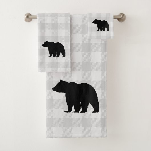 Beer Buffalo Check Pattern Bath Towel set Bad Handdoek (Insitu)