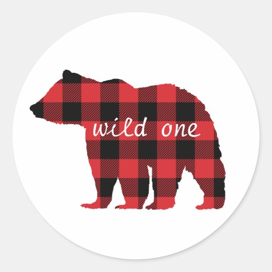 Beer Buffalo Check Pattern Cabine Stickers (Voorkant)
