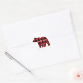 Beer Buffalo Check Pattern Cabine Stickers (Envelop)