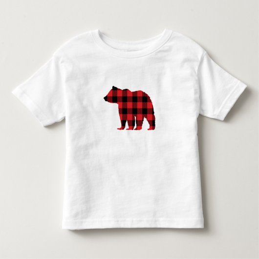 Beer Buffalo Check Pattern Silhouette Kinder Shirts (Voorkant)