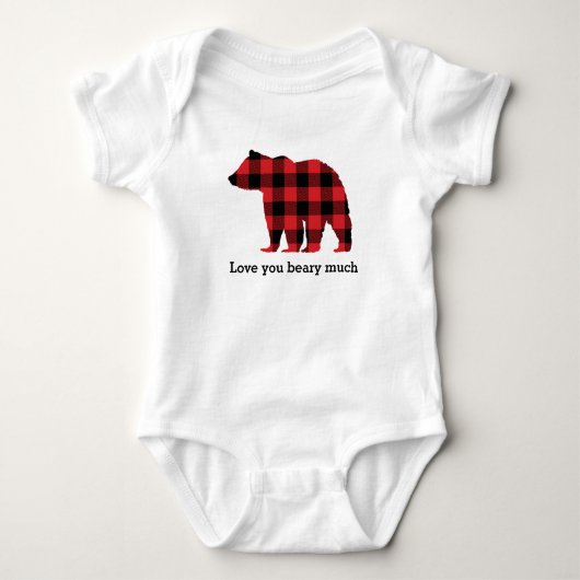 Beer Buffalo Check Pattern Silhouette Romper (Voorkant)
