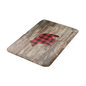 Beer Buffalo Controle Rustic Wood Bath Mat (Gekanteld)