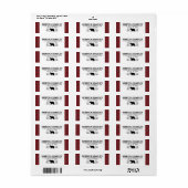Beer Buffalo geplakt Lumberjack Address Label (Full Sheet)