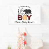 Beer Buffalo geruite baby shower Spandoek (Insitu)