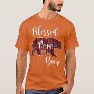 Beer Buffalo met zegelpatroon controleren mama T-shirt