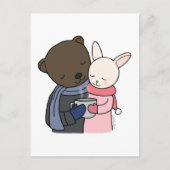 Beer & Bunny Briefkaart Beer Bunny Love Art kaart (Voorkant)
