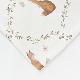 Beer Bunny Konijn Vos Bosdieren Bos Kinderen Fleece Deken