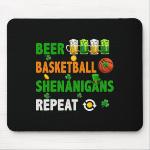 Beer Bysketbyll Shenanigans herhaal St. Patrick's Muismat