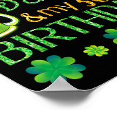 Beer Cake & Shamrocks It's St Patrick Day & Poster (Hoek)