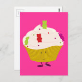 Beer caktaart voor glimlachen briefkaart (Voorkant / Achterkant)