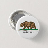 Beer Californië Ronde Button 3,2 Cm (Voorkant /achterkant)
