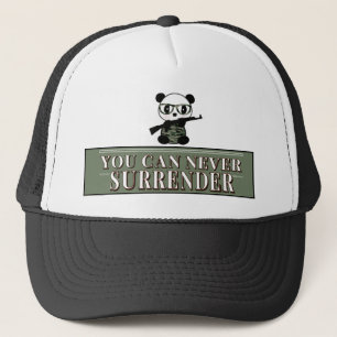 Beer Camo Panda - Militair Costume Panda - Beer Trucker Pet