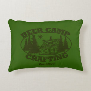 Beer Camp Crafting Accent Kussen