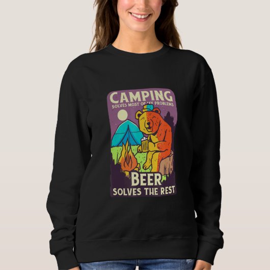 Beer Camping Beer Trui (Voorkant)