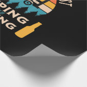 Beer Camping met bier Birthday Cadeaupapier (Hoek)