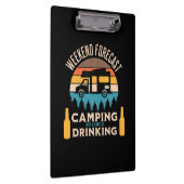 Beer Camping met bier Birthday Klembord (Rechts)