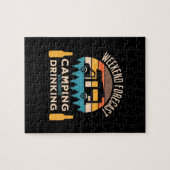 Beer Camping met bier Birthday Legpuzzel (Horizontaal)