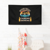 Beer Camping met bier Birthday Spandoek (Insitu)
