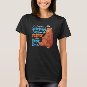 Beer Camping Slaping Bags Soft Taco Bossen Joke T-shirt