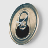 Beer Can Pop Top Beer Drinker Man Cave Grote Klok (Hoek)