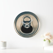 Beer Can Pop Top Beer Drinker Man Cave Grote Klok (Huis)