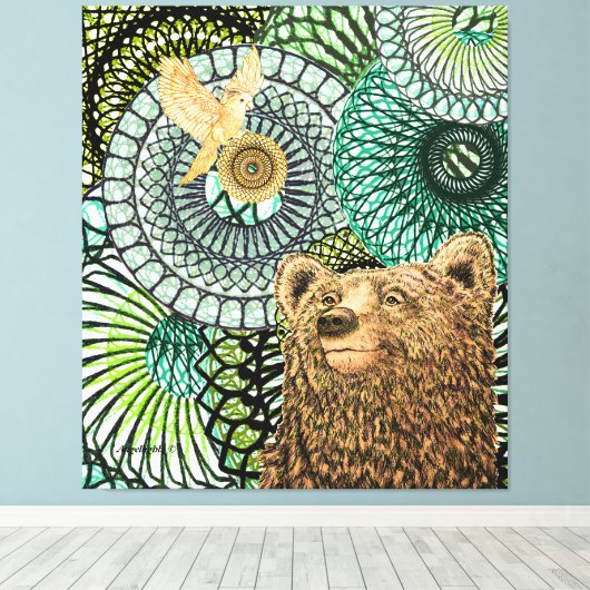 Beer Canvas Afdruk (Insitu (Houten vloer))