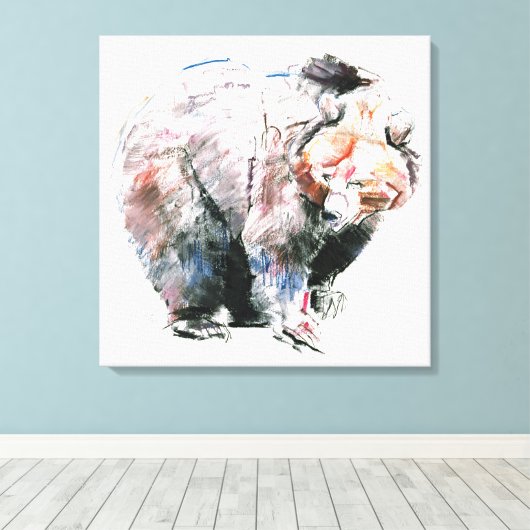 Beer Canvas Afdruk (Insitu (Houten vloer))