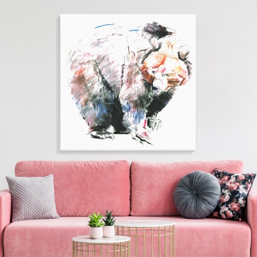 Beer Canvas Afdruk (Insitu (Woonkamer))