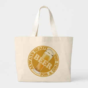 BEER-canvas tassen
