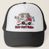 Beer Cart Babe Golf Tournament Trucker Pet (Voorkant)