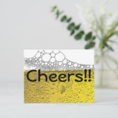 Beer Celebration Briefkaart (Staand voorkant)