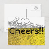 Beer Celebration Briefkaart (Voorkant / Achterkant)