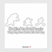 Beer Chasing People met Funny Quote Car Truck Sticker (Vel)