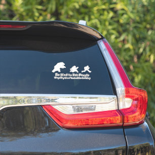 Beer Chasing People met Funny Quote Car Truck Sticker