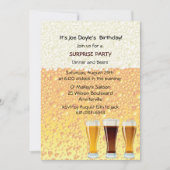 Beer Cheers Invitation Kaart (Voorkant)