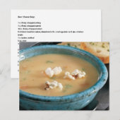 Beer Cheese Soup Recipe Briefkaart (Voorkant / Achterkant)