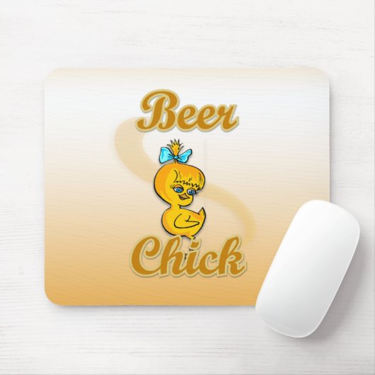 Beer Chick Muismat (Met muis)