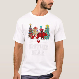 Beer Christmas Pajama Red Plaid T-shirt