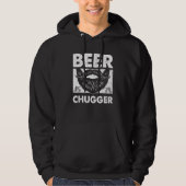 Beer Chugger Dad Beer  Daddy Drinker Drinking Hoodie (Voorkant)