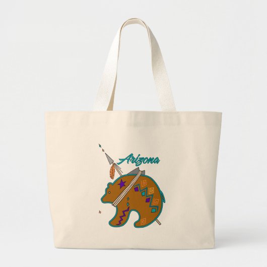 Beer Clan Arrow Grote Tote Bag (Voorkant)