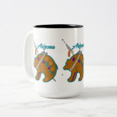 Beer Clan Arrow Tweekleurige Koffiemok (Voorkant links)