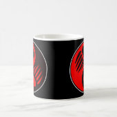 Beer Claw Yin Yang Black Koffiemok (Center)