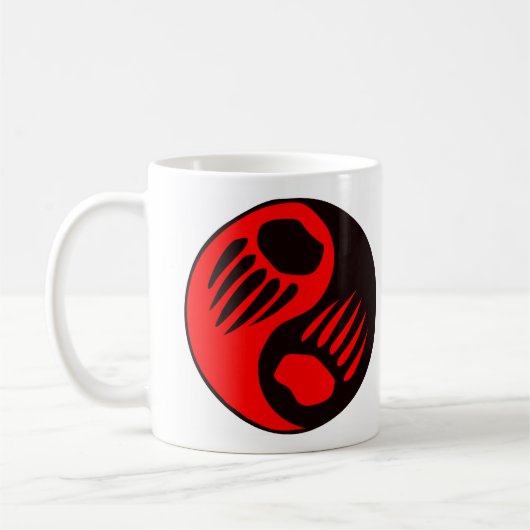 Beer Claw Yin Yang Koffiemok (Links)