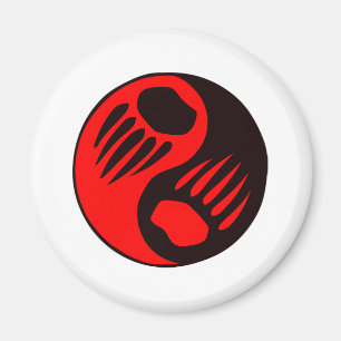 Beer Claw Yin Yang Magneet