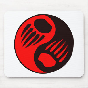 Beer Claw Yin Yang Muismat