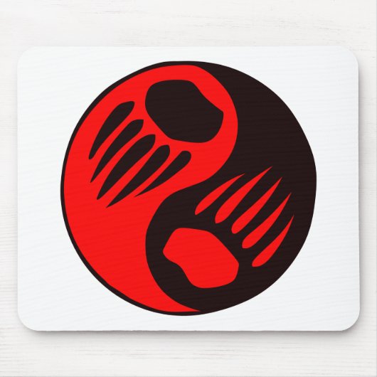 Beer Claw Yin Yang Muismat (Voorkant)