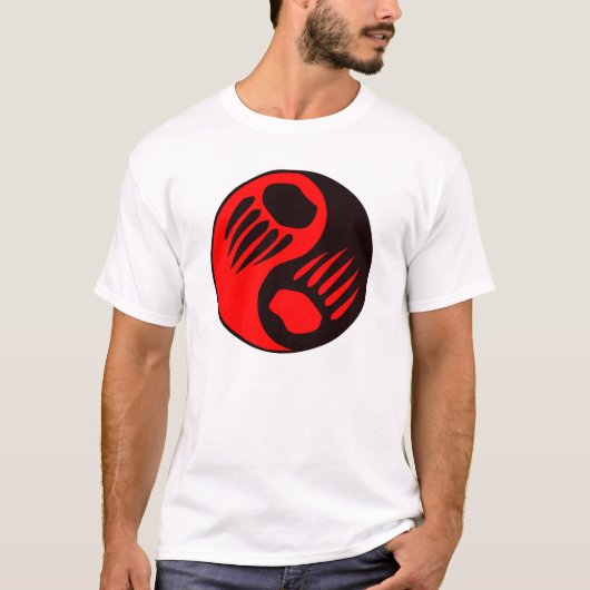 Beer Claw Yin Yang T-shirt (Voorkant)