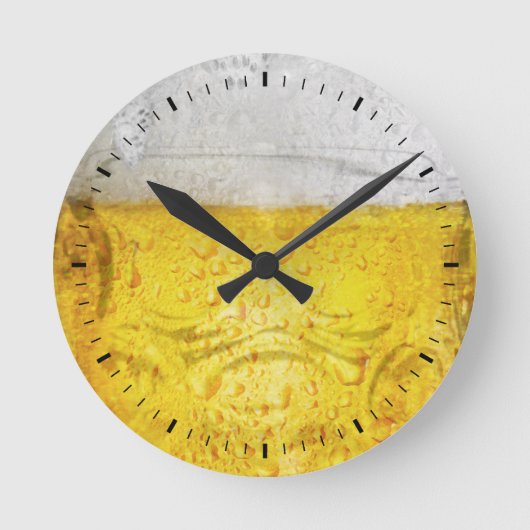 Beer Clock Ronde Klok (Voorkant)