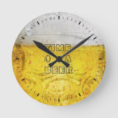Beer Clock Ronde Klok (Voorkant)